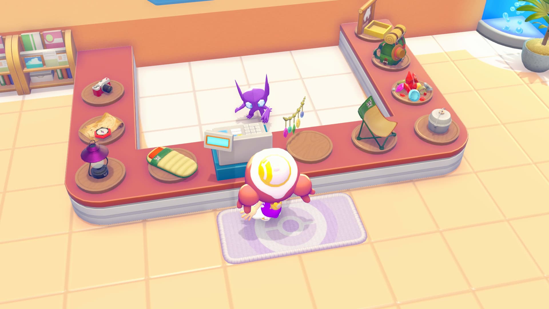 Official Pokémon Pokopia event shop screenshot related to Sableye's Treasure-hunting set habitat.