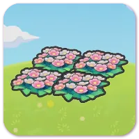 Pretty flower bed