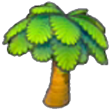 Large palm tree