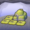 Mossy boulder