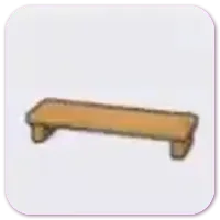 Wooden bench